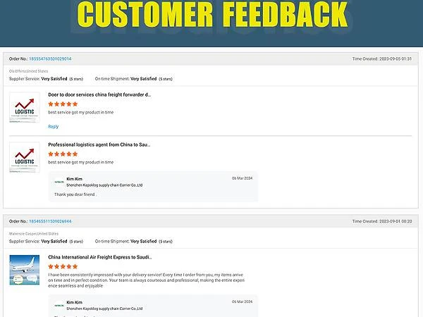 Kapoklog Logistics shipping customers review part3 Kapoklog Logistics shipping customers review part3